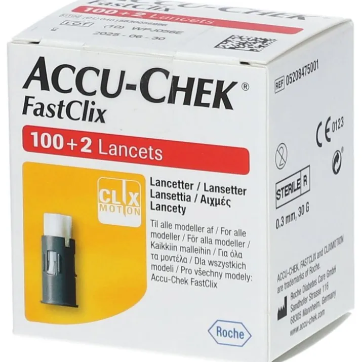 Accu-Chek Fastclix 100+2 Lancette