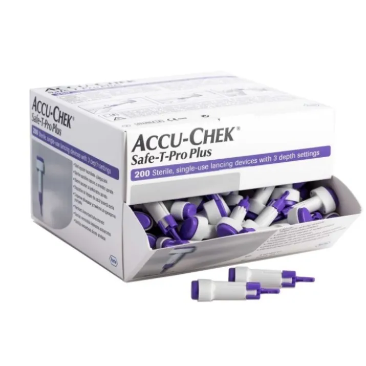 ACCU-CHEK Safe-T-Pro-Plus 200 Lancette