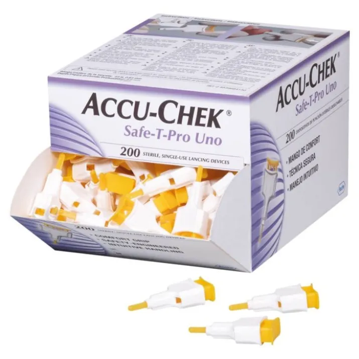 Accu-Chek Safe-T-Pro Uno 200 Pezzi