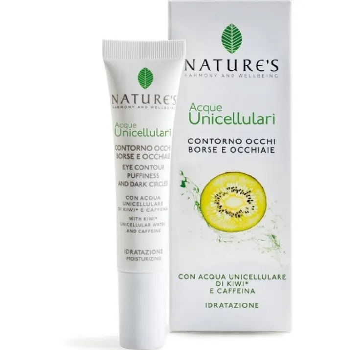 Acque Unicellulari Borse Occhiaie con Kiwi + Caffeina NATURE'S 15ml