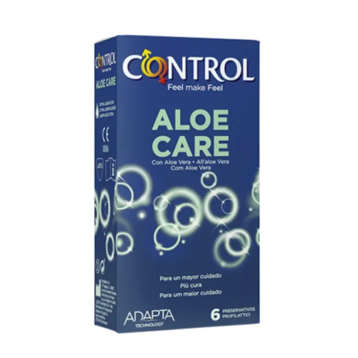 Adapta Aloe Care Control 6 Profilattici