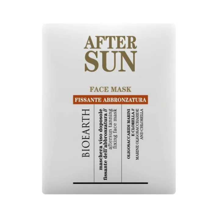 After Sun Face Mask Fissante Abbronzatura BioEarth 15ml