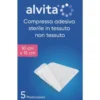 Alvita Compressa Adesiva Sterile 10 x 15 cm, 5 Pezzi