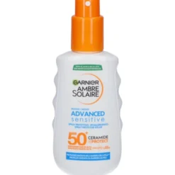 Ambre Solaire Spray Protettivo Ceramidi SPF50+ Advanced Sensitive Garnier 150ml