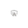 Anello Lettera A Argento Strass Linea ABC MyLovly