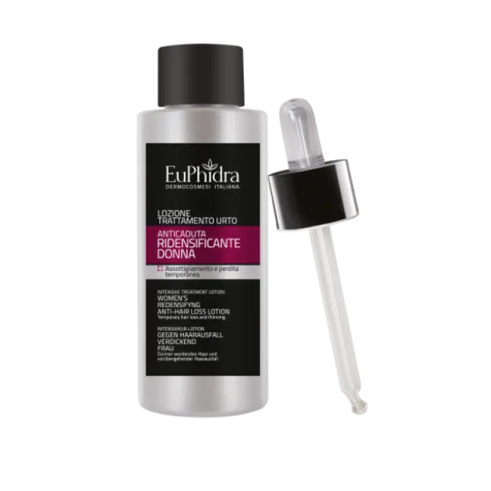 Anticaduta Ridensificante Donna - Lozione Trattamento Urto Euphidra 2x100ml