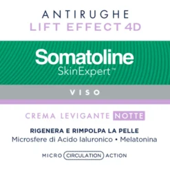 Antirughe Lift Effect 4D Crema Levigante Notte Somatoline SkinExpert® 50ml