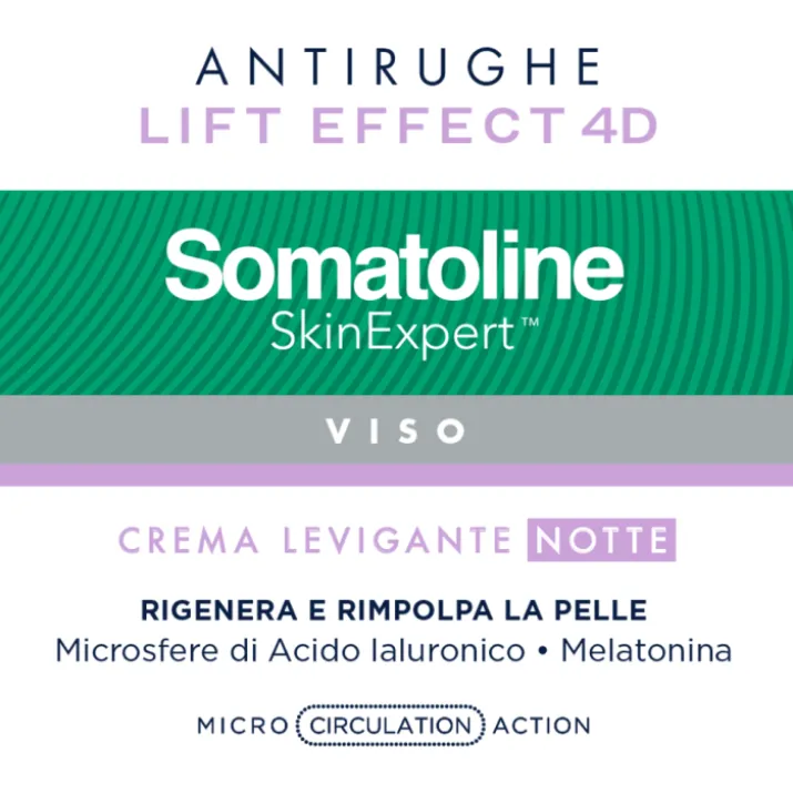 Antirughe Lift Effect 4D Crema Levigante Notte Somatoline SkinExpert® 50ml
