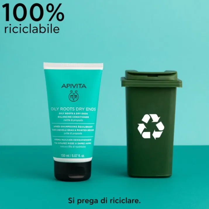 Apivita Balsamo Equilibrante Per Radici Oleose E Punte Secche Con Ortica E Propoli 150ml