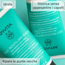 Apivita Balsamo Equilibrante Per Radici Oleose E Punte Secche Con Ortica E Propoli 150ml