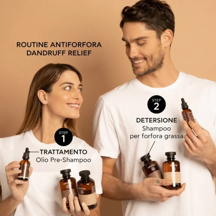 Apivita Oily Dandruff Shampoo With White Willow And Propolis 250ml