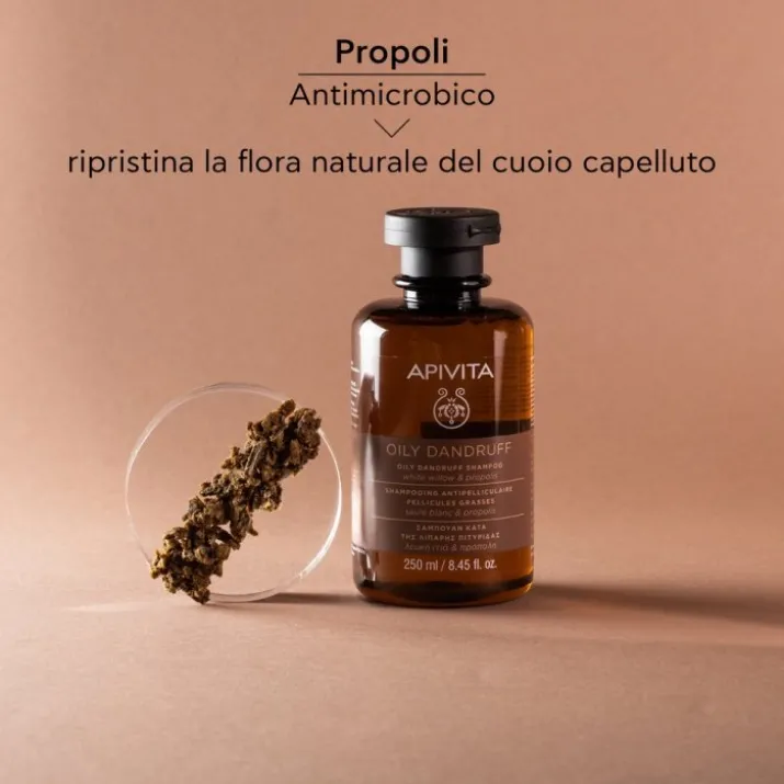 Apivita Oily Dandruff Shampoo With White Willow And Propolis 250ml