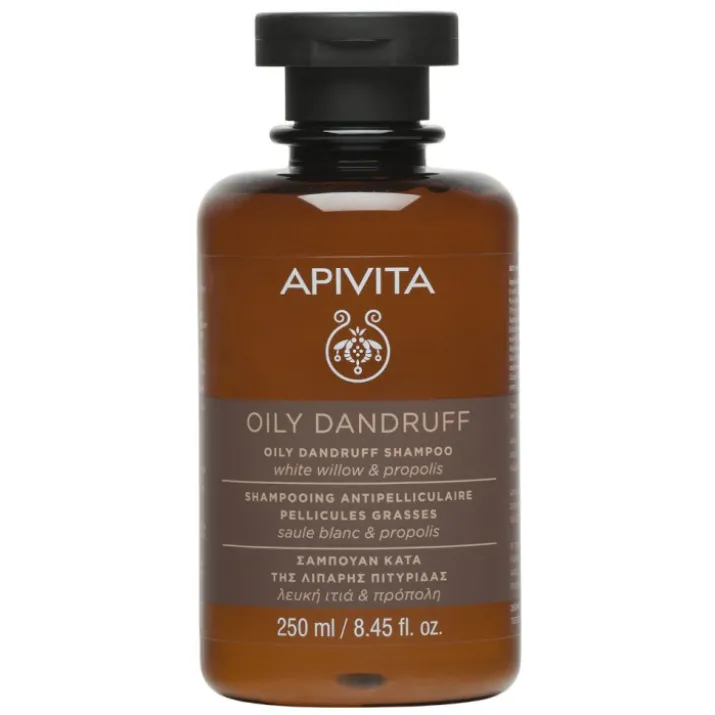 Apivita Oily Dandruff Shampoo With White Willow And Propolis 250ml