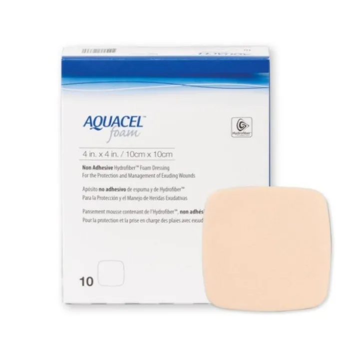Aquacel Foam Adesivo 10x10 10 Pezzi