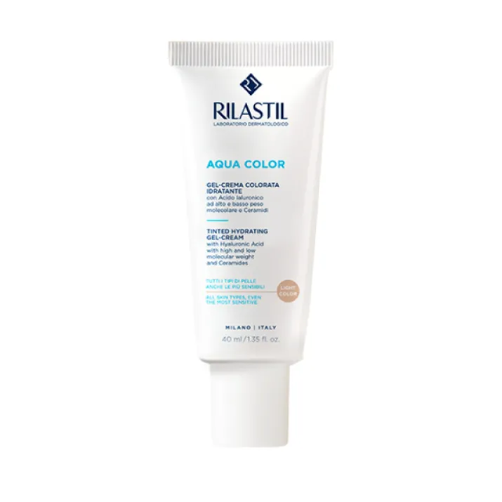 Aqua Color Gel-Crema Colorata Medium Rilastil 40ml
