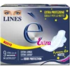 Assorbente in Lactifles Extra con Ali Lines è 9 Pezzi