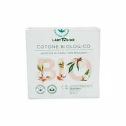 Assorbenti Anatomici Cotone Biologico Lady Star Farvima Care 14 Pezzi
