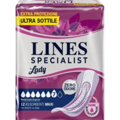 Assorbenti Maxi Lines Specialist Lady 12 Pezzi