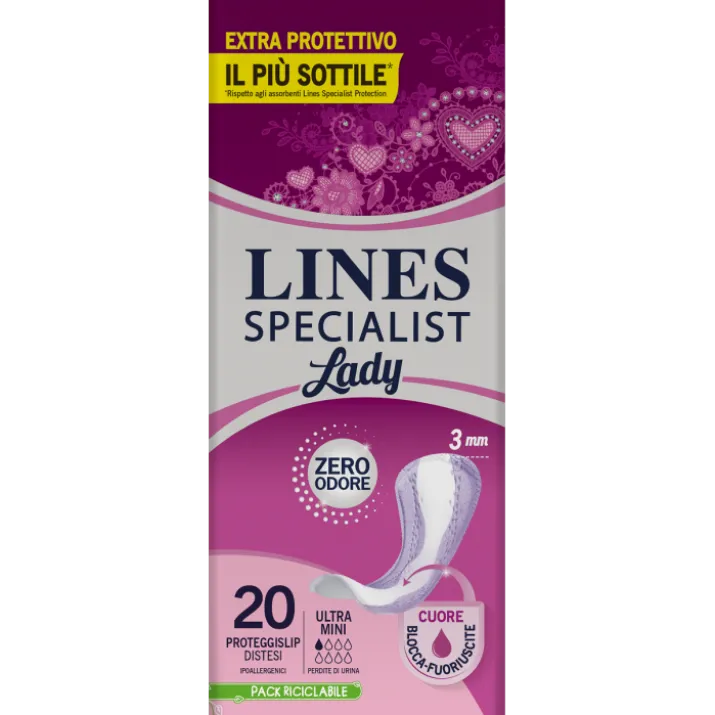 Assorbenti Ultra Mini Lines Specialist Lady 20 Pezzi