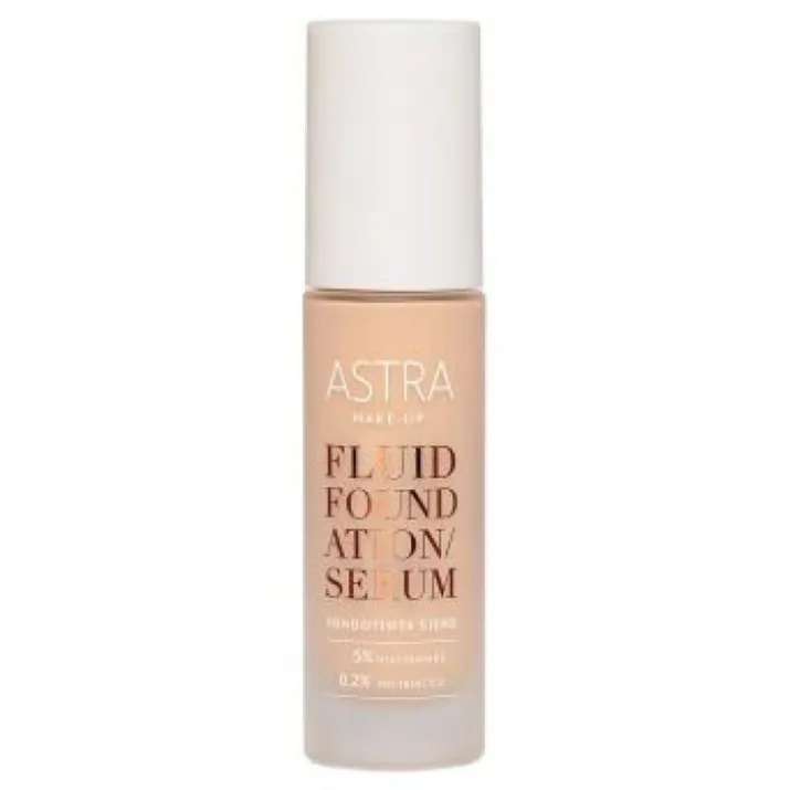 Astra Make-Up Fluid Foundation Serum 04, Fondotinta Siero Idratante 19 ml
