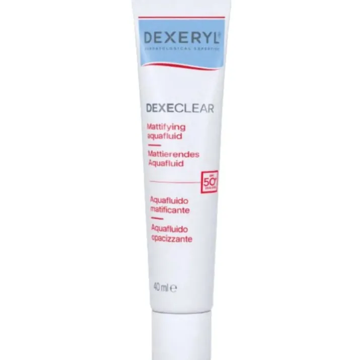 Avene Dexeclear Aquafluido Opacizzante SPF50+ per Pelle Grassa 40 ml