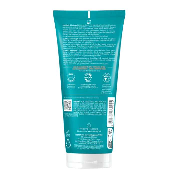 Avène Cleanance Gel Detergente 200ml
