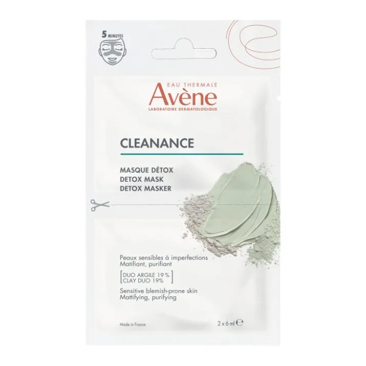 Avène Cleanance Maschera Detox 2x6ml