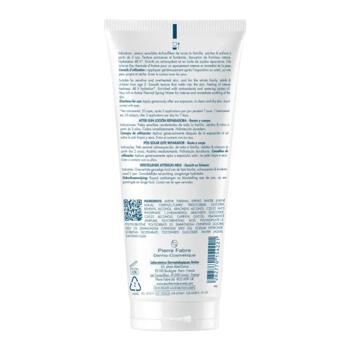 Avène Latte Doposole Ristrutturante 200ml