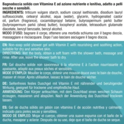 Bagno Doccia Solido Vitamina E Colours Of Live Skin Supplement 80g