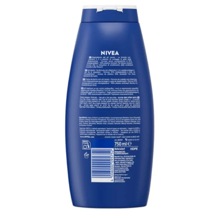 Bagnoschiuma Cream Care NIVEA 750ml