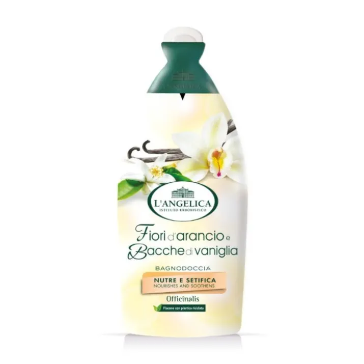 Bagnoschiuma Fiori d'Arancio e Bacche di Vaniglia L'Angelica 500ml