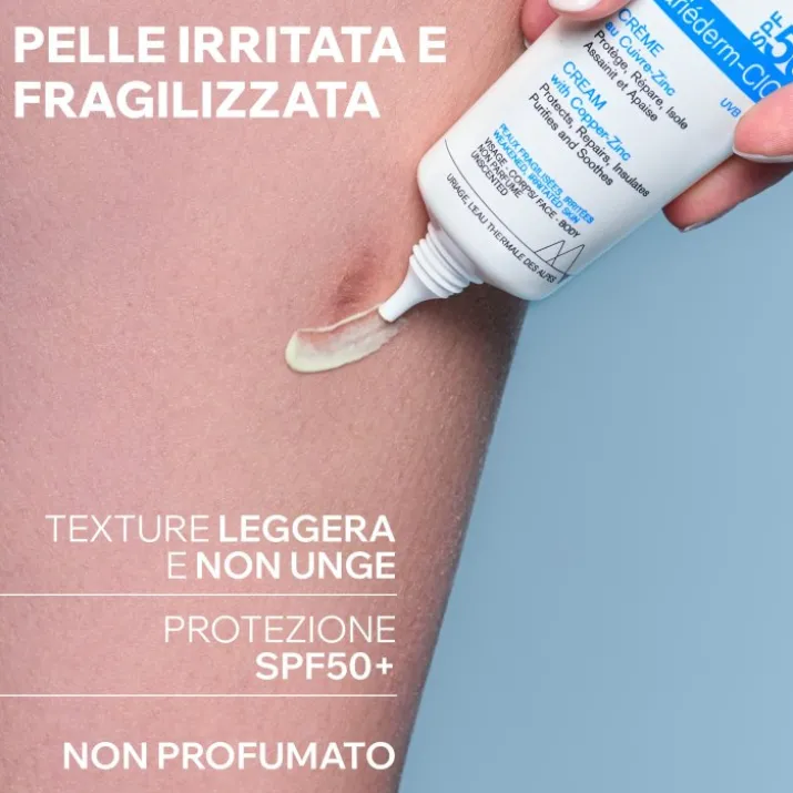 Bariéderm Cica-Crema Spf50+ Con Cu-Zn Uriage 40ml