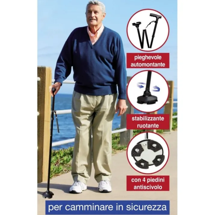 Bastone da Passeggio per Persone di Bassa Statura SB227 Rekordsan