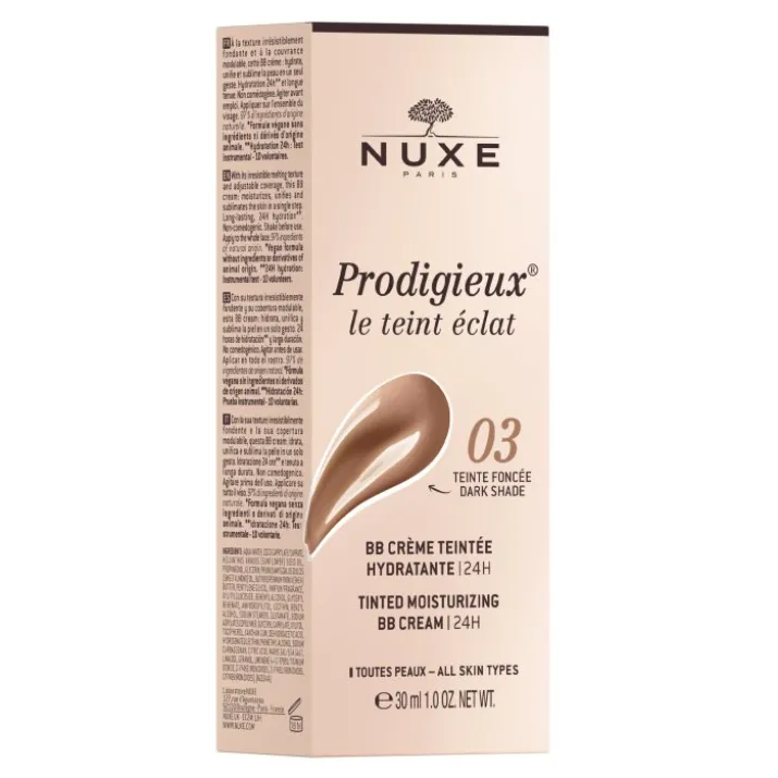 BB Crema Colorata Idratante 03 Scura Prodigieux NUXE 30ml