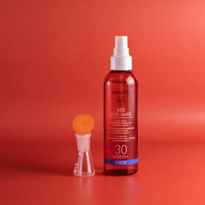 Bee Sun Safe Body Oil Spf30 Apivita 200ml