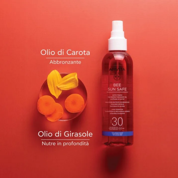 Bee Sun Safe Body Oil Spf30 Apivita 200ml