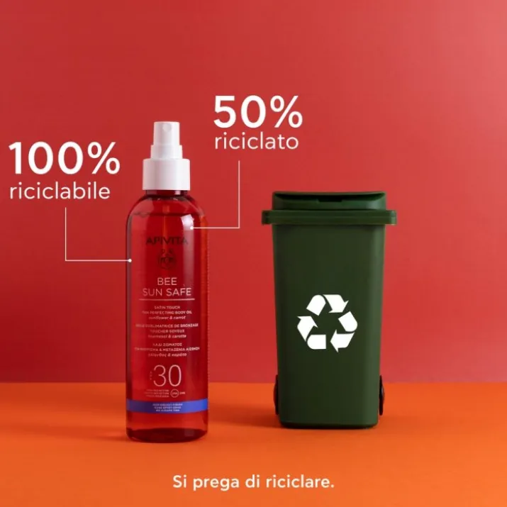 Bee Sun Safe Body Oil Spf30 Apivita 200ml