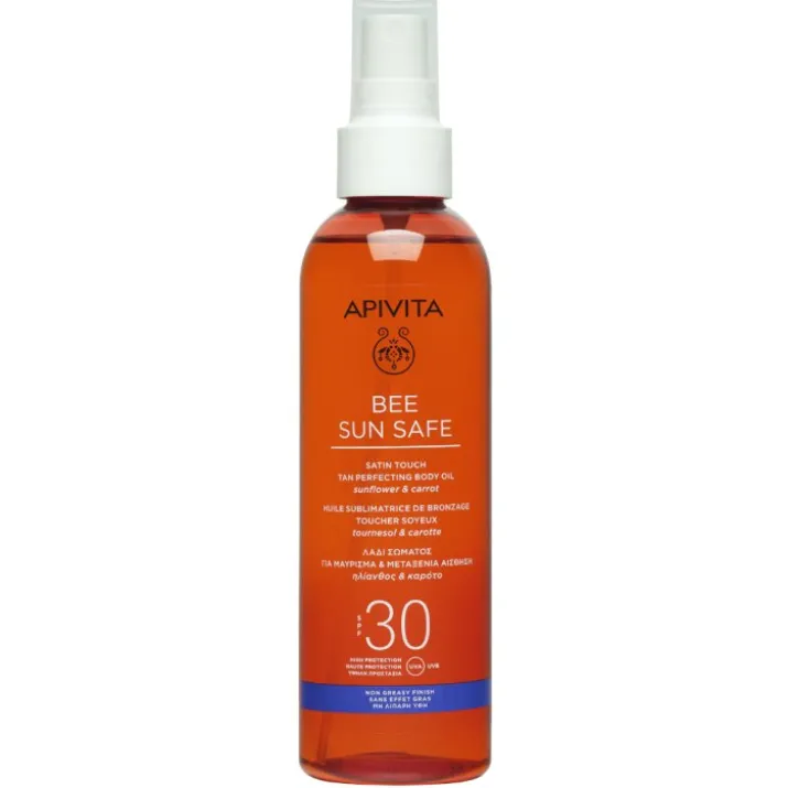 Bee Sun Safe Body Oil Spf30 Apivita 200ml