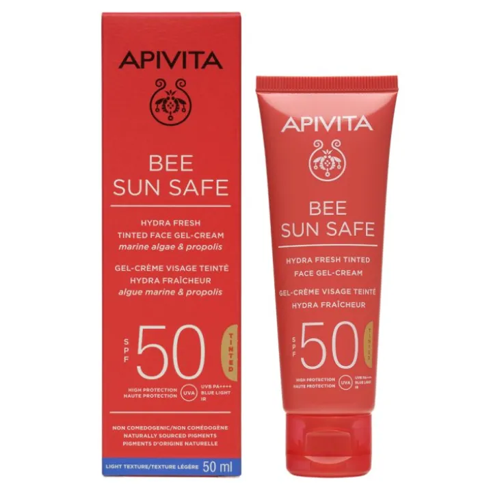 Bee Sun Safe Hydra Fresh Tinted Spf50+ Apivita 50ml
