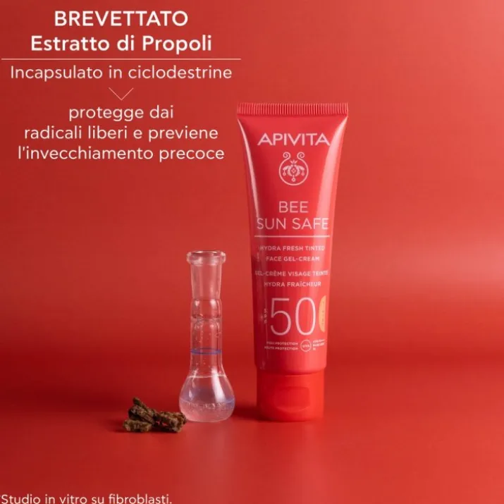 Bee Sun Safe Hydra Fresh Tinted Spf50+ Apivita 50ml