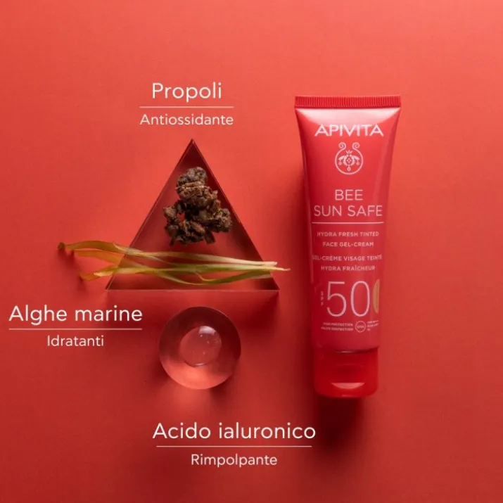Bee Sun Safe Hydra Fresh Tinted Spf50+ Apivita 50ml