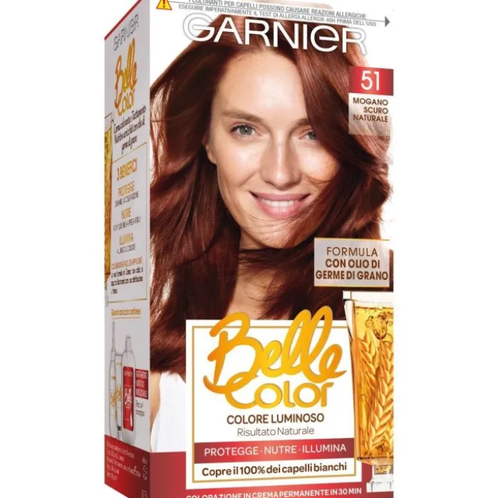 Belle Color Mogano Scuro Naturale 51 Garnier 1 Kit