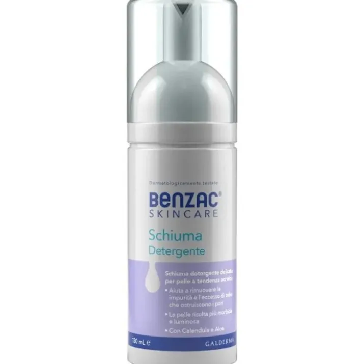 Benzac Schiuma Detergente per Pelle Acneica 130ml