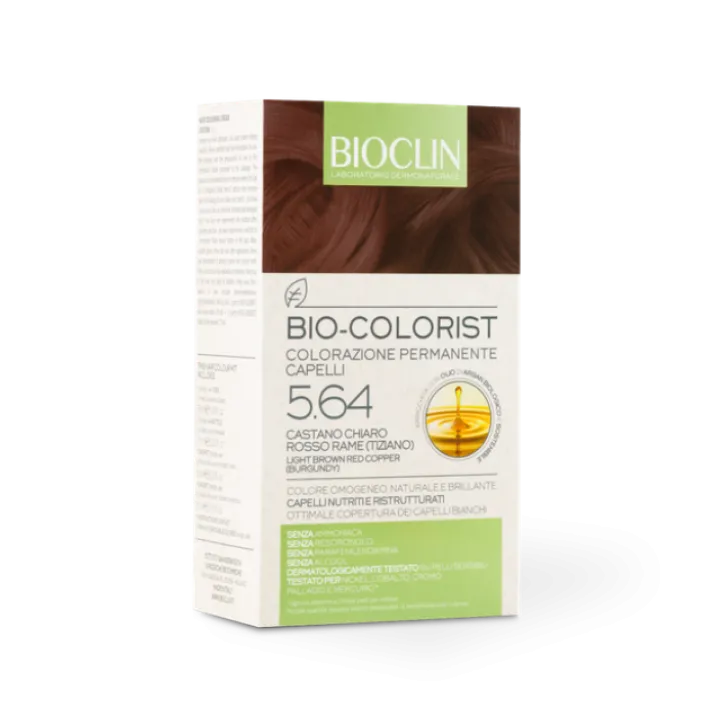 Bio-Colorist 5.64 Castano Chiaro Rosso Bioclin