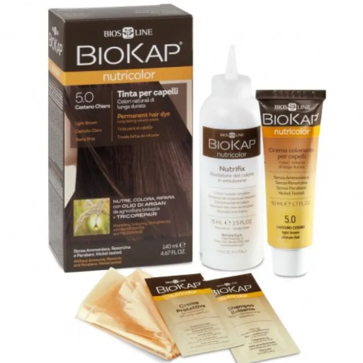 Biokap Nutricolor Delicato 5,0 Castano Chiaro 140ml