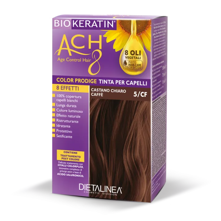 Biokeratin ACH8 Color Prodige Dietalinea 5/CF Castano Chiaro Caffè