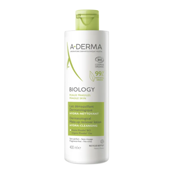 BIOLOGY Latte struccante dermatologico A-DERMA 400ML