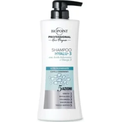 Biopoint Professional Shampoo Hyalu-3 Capelli Secchi, 400 ml