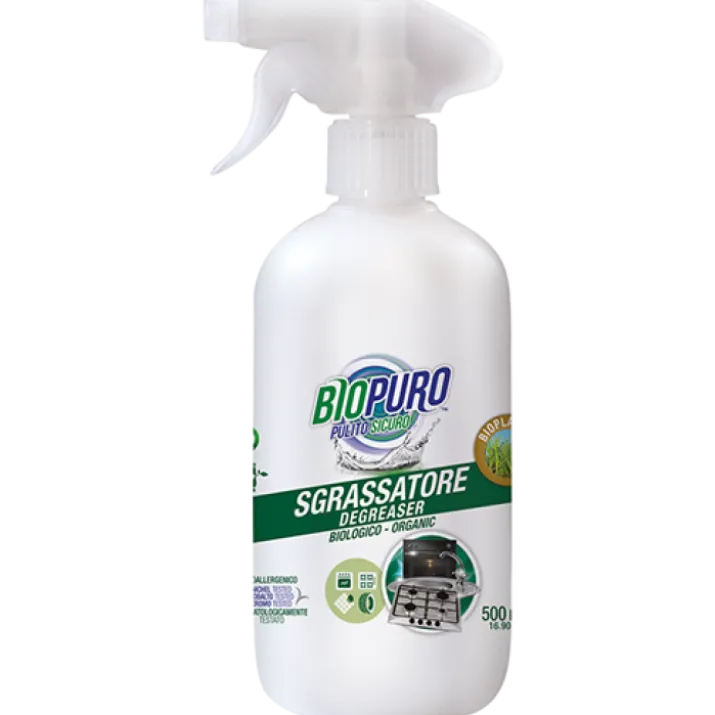 Biopuro Sgrassatore Bio Con Spruzzatore 500ml