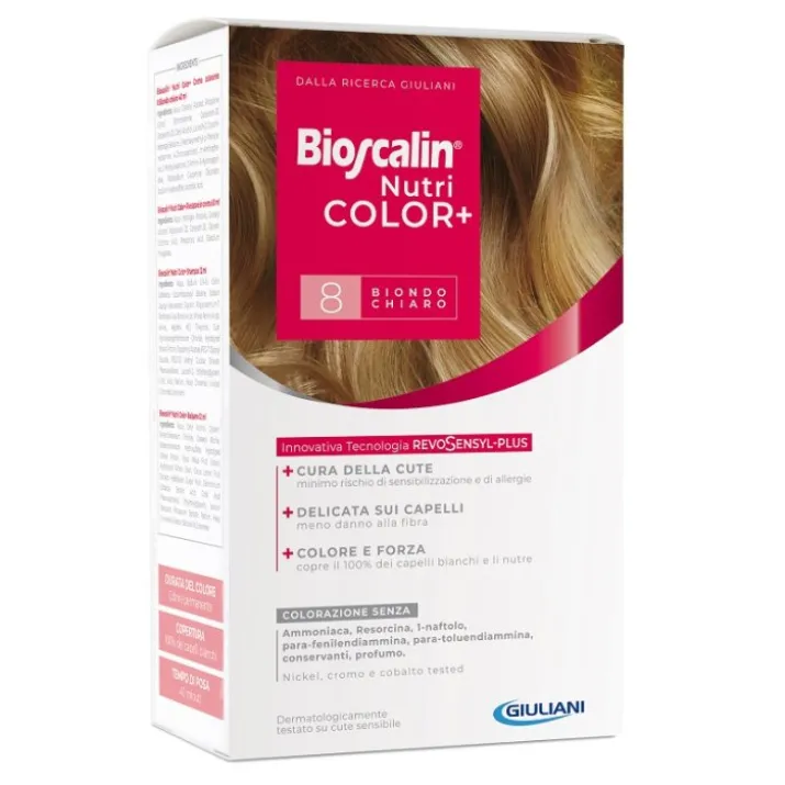 Bioscalin® NutriColor+ 8 Biondo Chiaro Giuliani 1 Kit